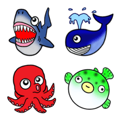 Sea creatures.