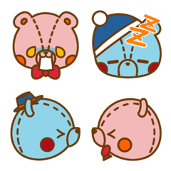 Lim and Lam stuffed Emoji