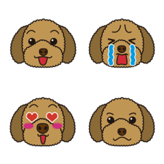 Toy poodle's Anzu.Emoji.