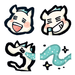 cute Pegasus emoji of myth  