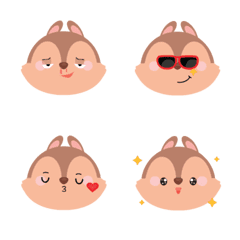 Face Cute  squirrel Emoji