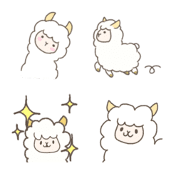 Alpaca emoji 