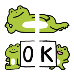 The Frog PINYA Emoji part2