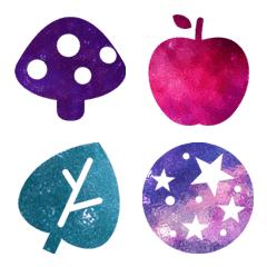 Glitter Space emoji
