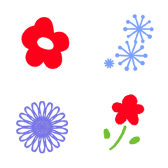Flowers Assortment Emoji Line Emoji Line Store