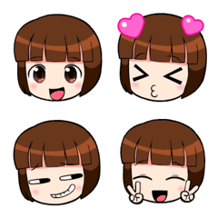 Cute Girl DOTORI – LINE Emoji | LINE STORE