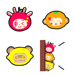 fruit animals Emoji