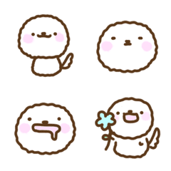 Emoji of a Bichon Frise 