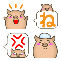 Emoji of the wild boar