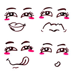 Cute funny emoji Vol.43