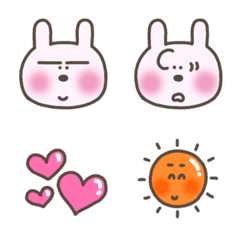 Pink rabitt "Usabou"Emoji