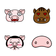 Pig scalp-emoji