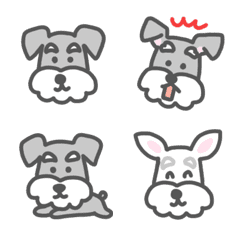 Cute schinauzer Emoji