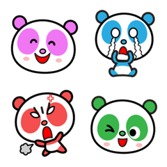 Four feelings of the panda.
