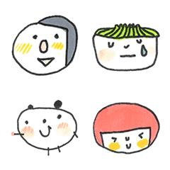 nanasan child's graffiti emoji