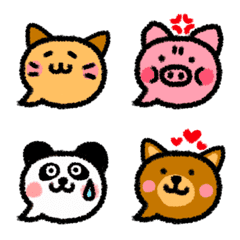 fukidashi-animals Emoji!