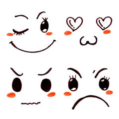 Cute funny emoji Vol.52