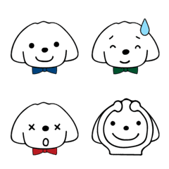 White dog emoji