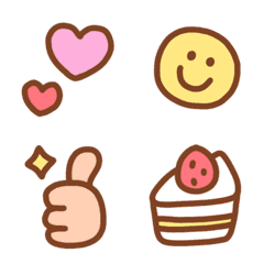 Yuru-cawaii and simple Emoji