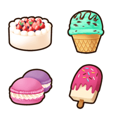 Delicious Emoji -sweets -