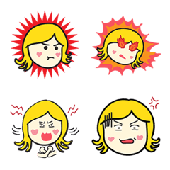 Kanomchan Emoji 2 Angry Emotional