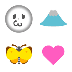 Simple emoji with hampen boy