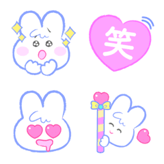 Every day Emoji of Fantasic Rabbit