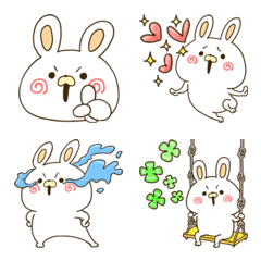 Handsome Rabbit Emoji