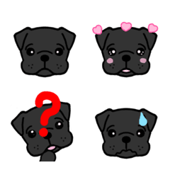 Emoji of Pug Dog "Canele"