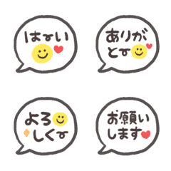 Message emoji of Speech balloon 