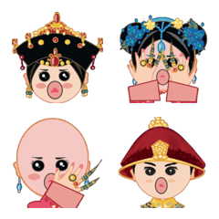 Deep palace daily expression stickers