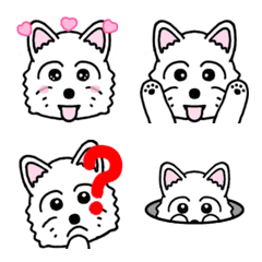 Emoji of Westie Dog "Marshmallow"
