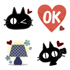 Pictograph Black Cat Line Emoji Line Store