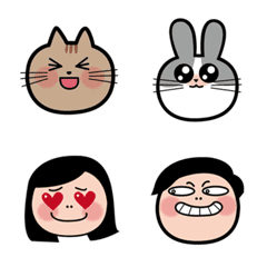 Funny Face Stickers
