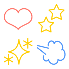 simple & basic Emoji. ver.color