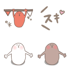 Colorful motchi san's emoji
