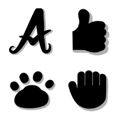 Brush style Alphabet&Number&Symbol