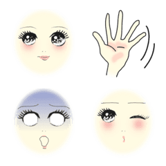 Manga girl Emoji