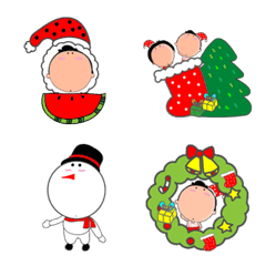 Emoji Christmas And New year