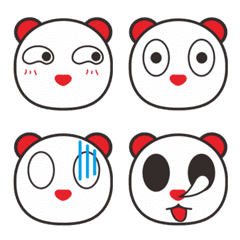 Panda Lele Expression Sticker