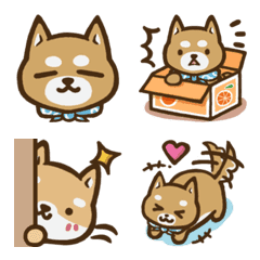 Relaxing Mameshiba  - Emoji -