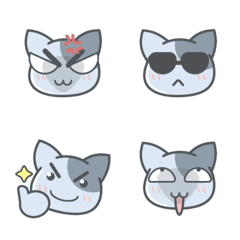 Blue Cat Emoji (NEW)