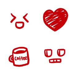 simple red powerful Emoji