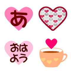Heart's emoji set