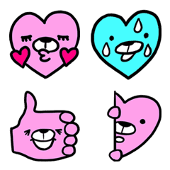 Emotional heart emoji 