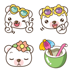 Bear Summer Emoji