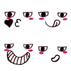 Cute funny emoji Vol.72