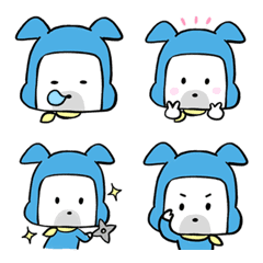 Ninja dog Taro-kun Emoji Part1