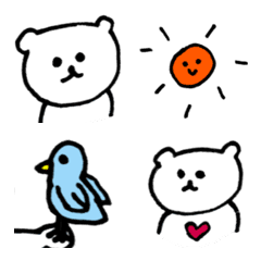 Born as a Medium Size Bear Emoji