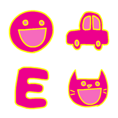 Simple Emoji.[Pink]